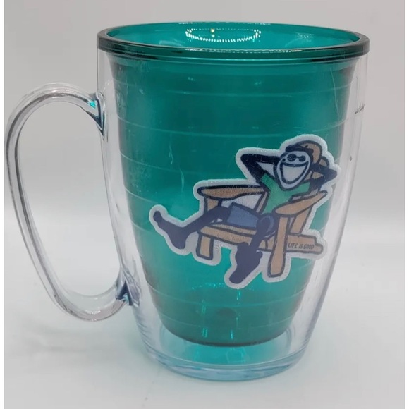 NEW TERVIS TUMBLER  16 OZ Life Is Good Jake Mug coffee tea USA lifetime warranty - Picture 1 of 10
